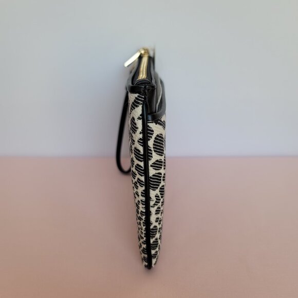 MICHAEL KORS Jet Set Charm Signature Logo Wristlet/Pouch- Black Multi - Picture 11 of 16